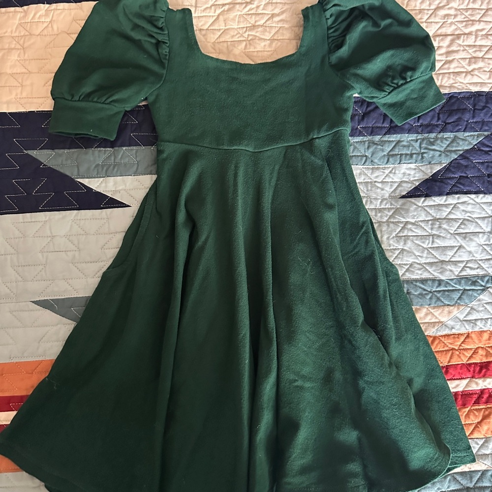 Holiday Green, Remie Girl, Kids Dress